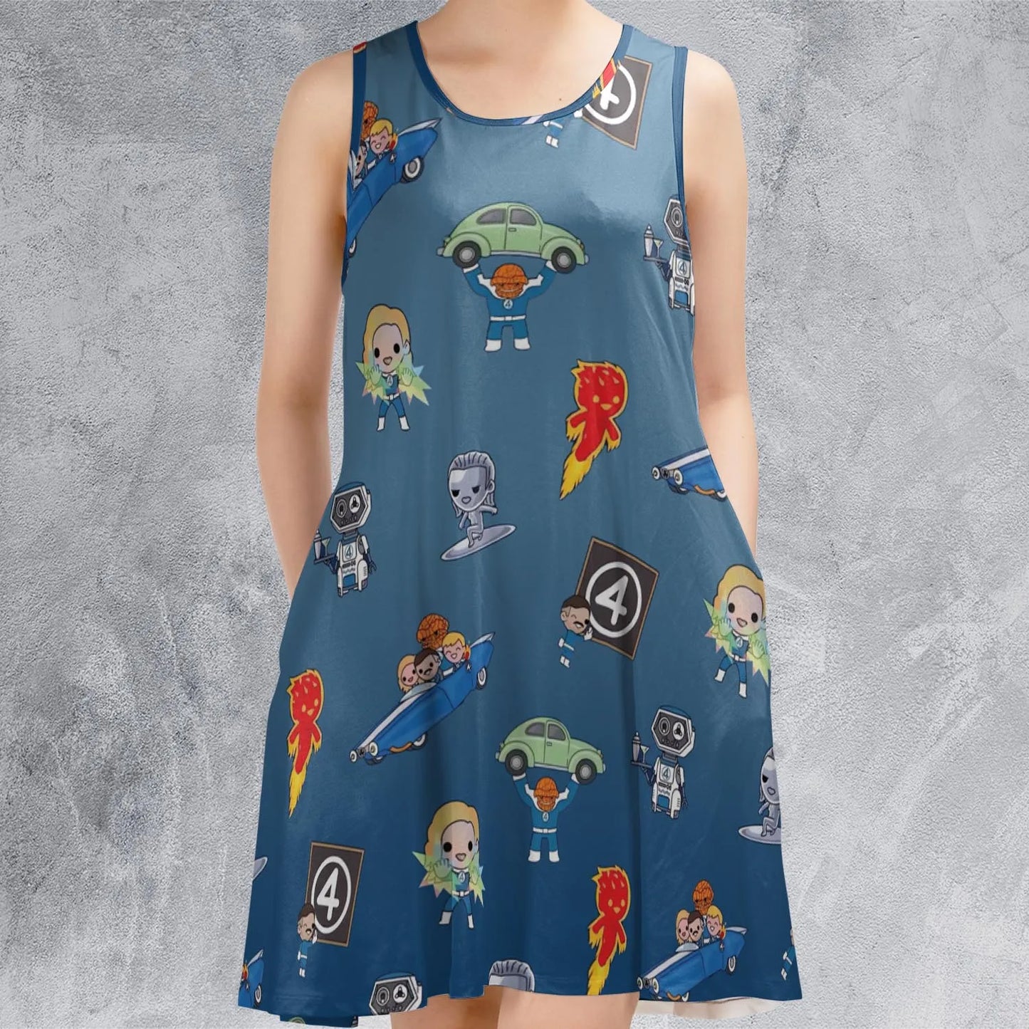 Sleeveless Dress - BUXE4DCV
