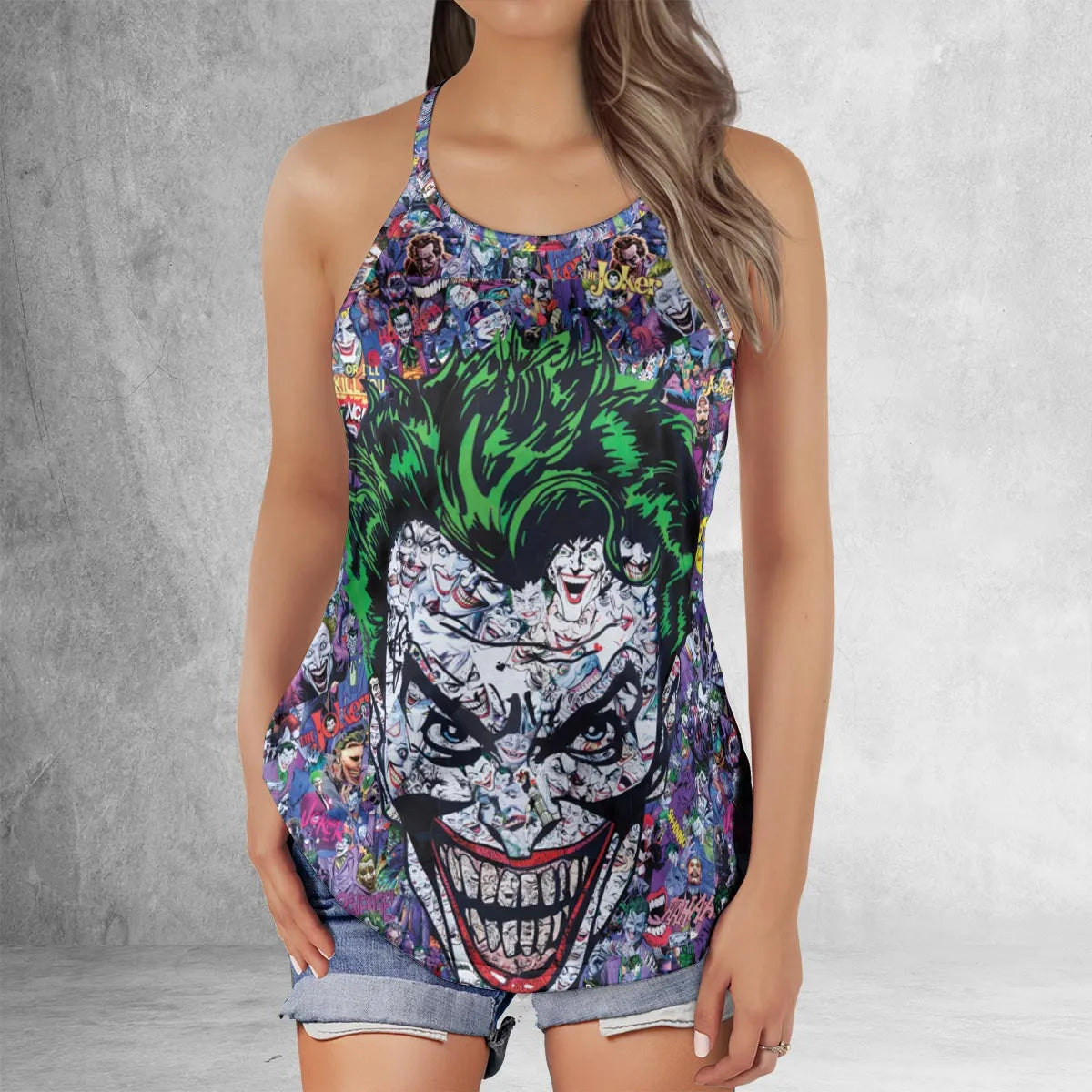 Criss Cross Tank Top - W9BACJ8Q