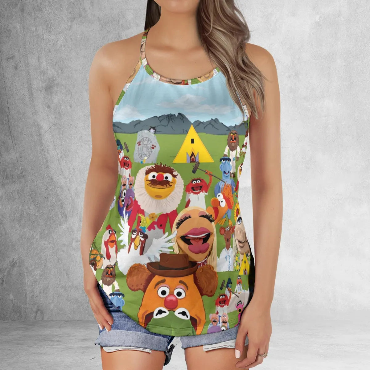 Criss Cross Tank Top - FNG4YHQ4