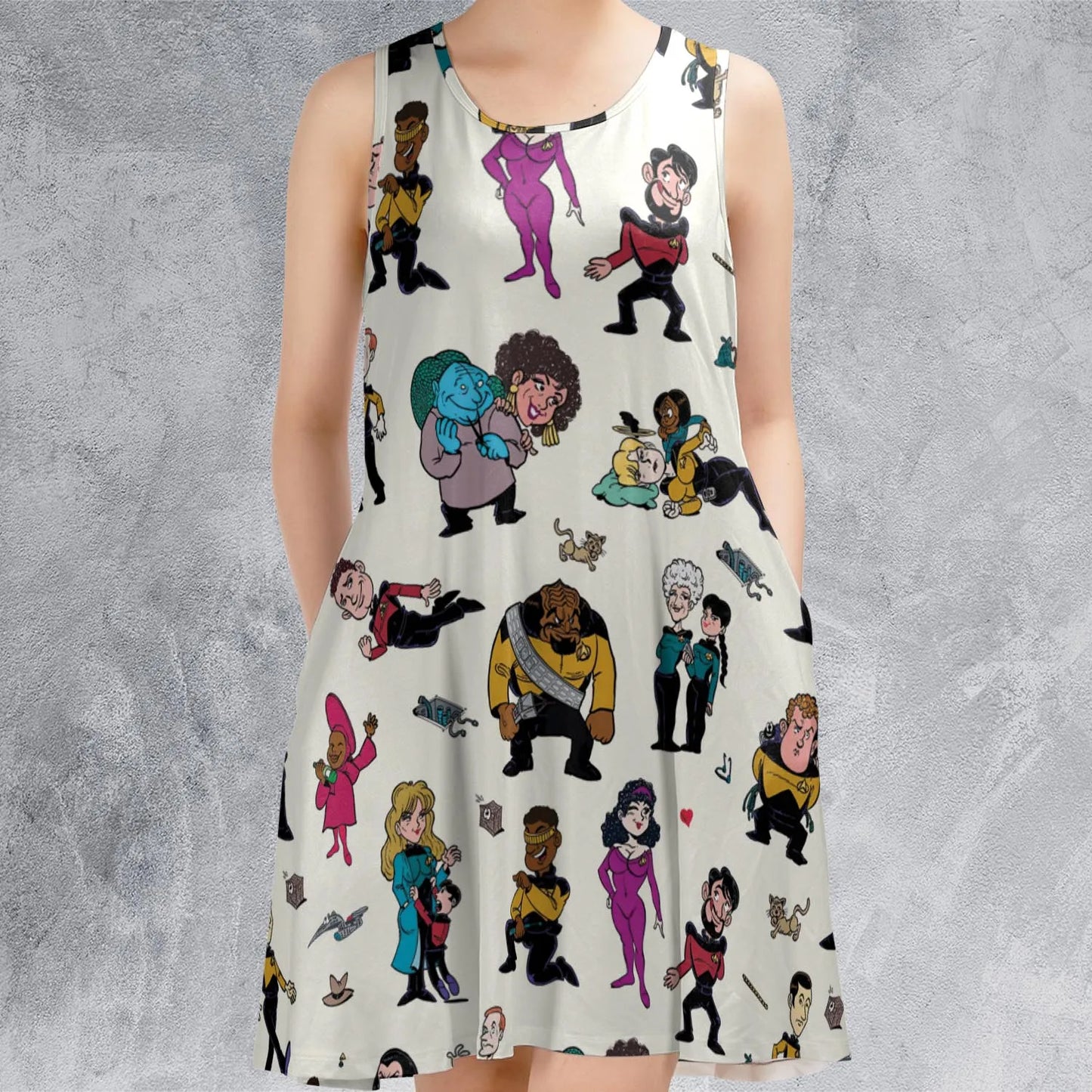 Sleeveless Dress - XJUR871V