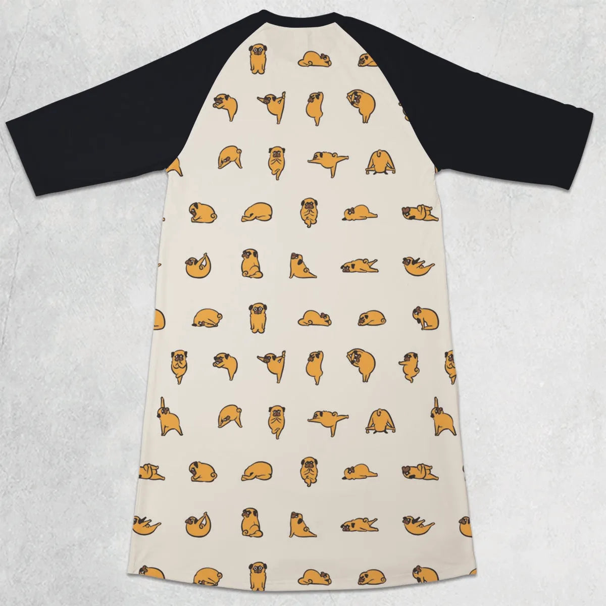 3/4 Sleeve Raglan Dress - 3W9YNU1J