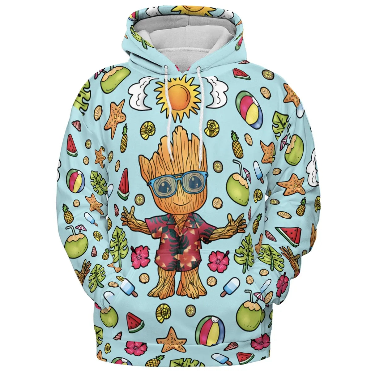 All-over Print Hoodie - AU1JEMD4