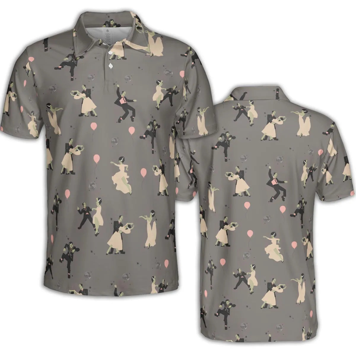 AOP Men/Women Polo Shirt - UVPBL3CH