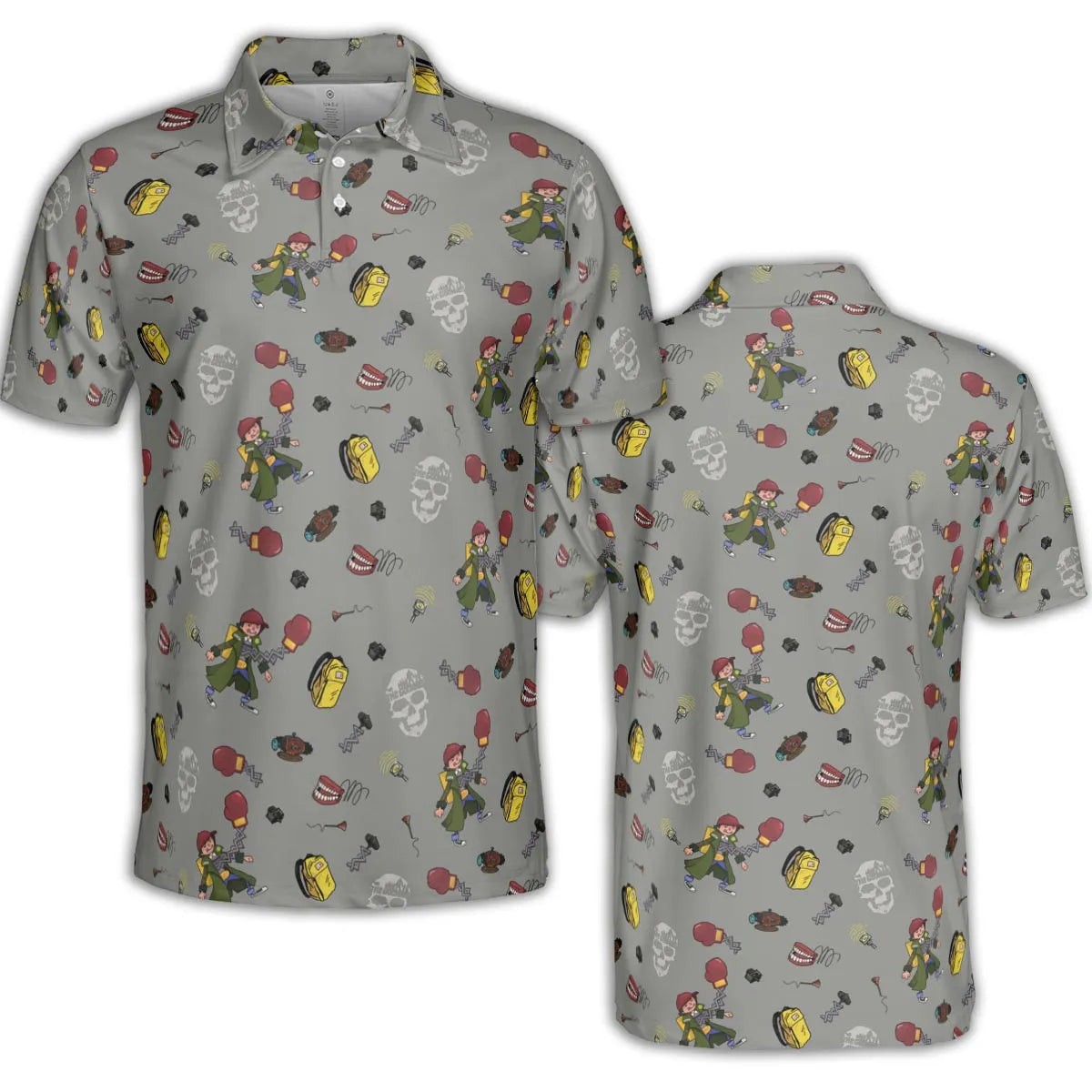 AOP Men/Women Polo Shirt - FKXPBPU9