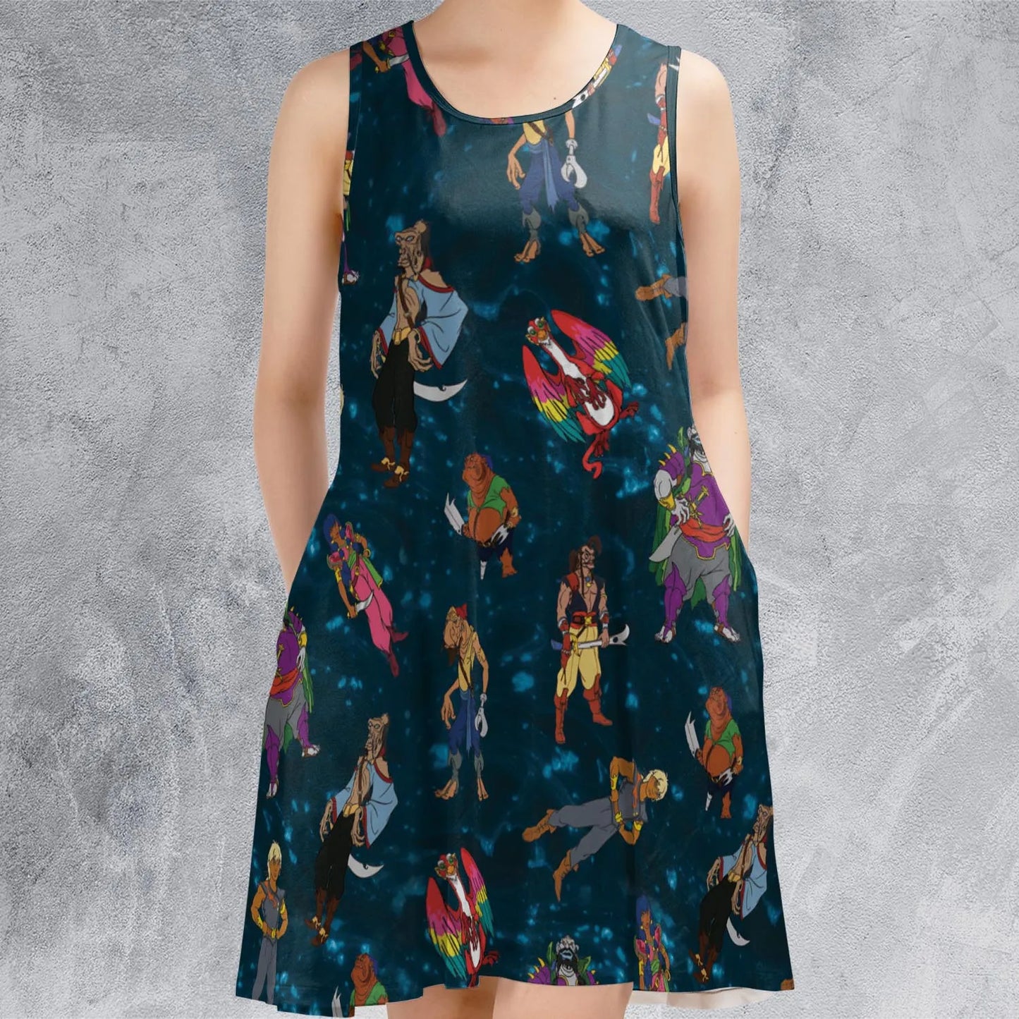 Sleeveless Dress - 6372D9ER