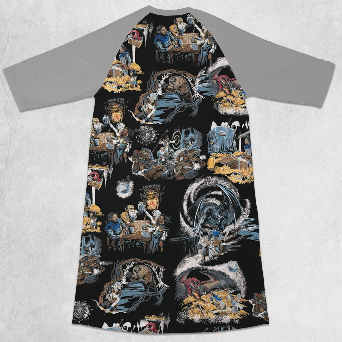 3/4 Sleeve Raglan Dress - 1LZK53FN