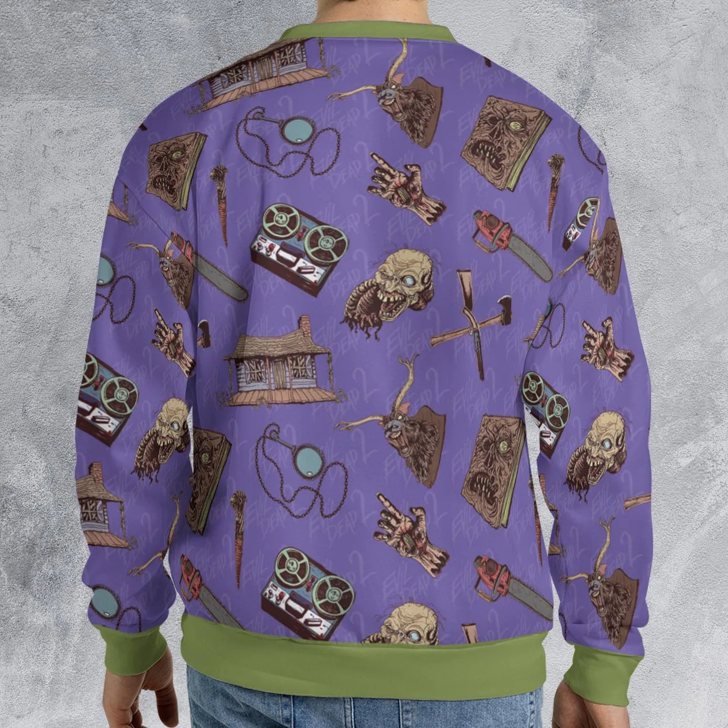 All-over Print Sweatshirt - YX8HTQU1