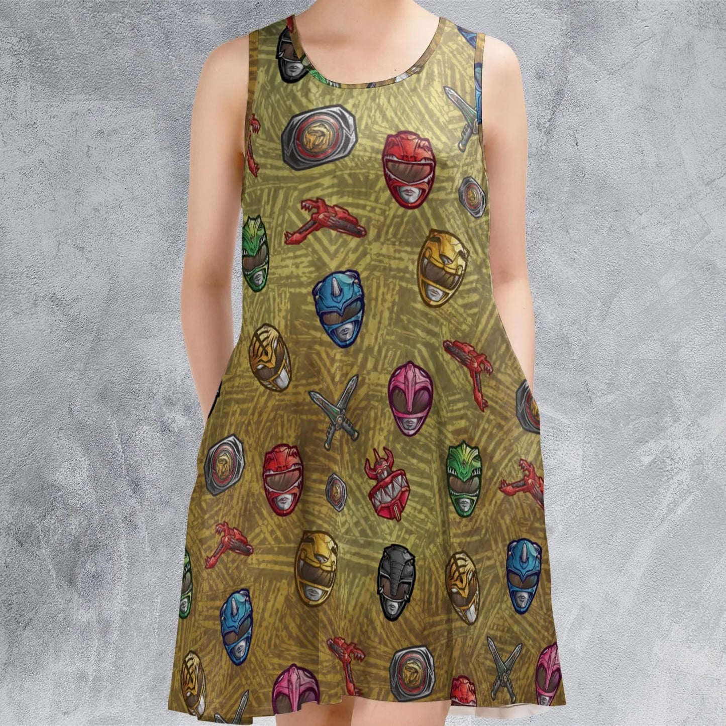 Sleeveless Dress - HUGFTEN5