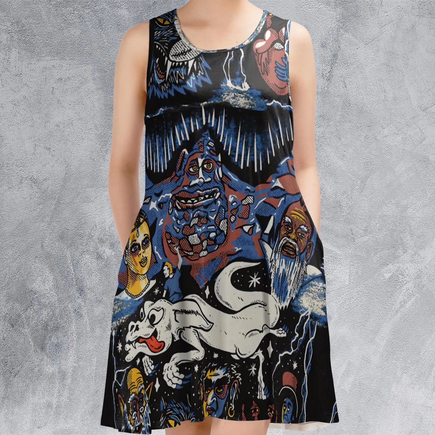 Sleeveless Dress - FJLF6Y56