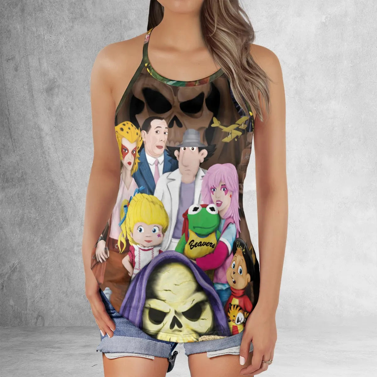 Criss Cross Tank Top - 6G21TFDU
