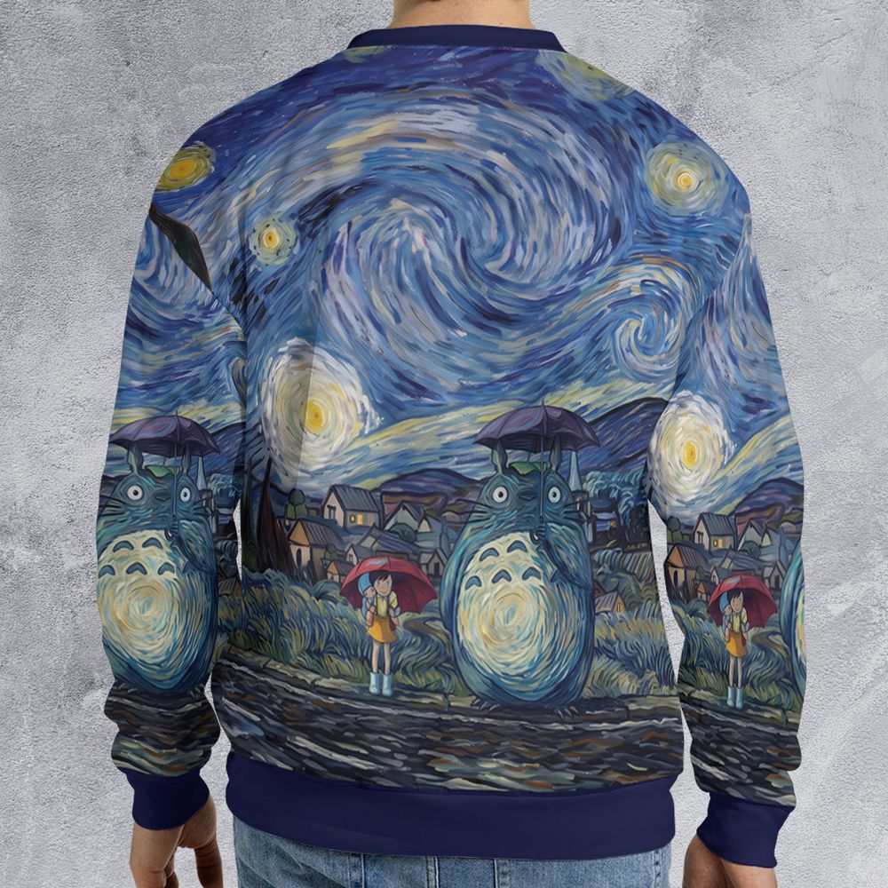 Starry Night with Totoro -  - 2