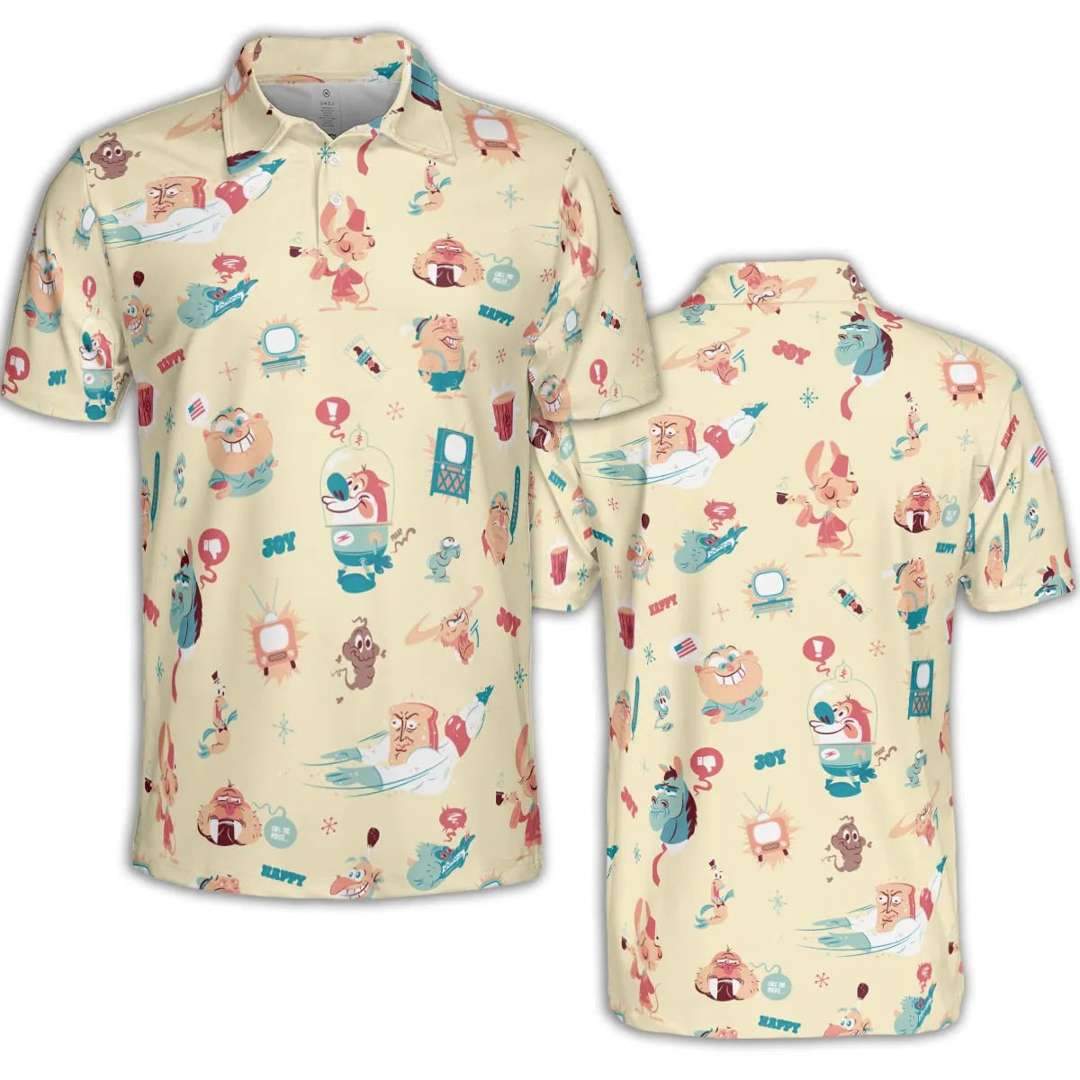 AOP Men/Women Polo Shirt - GY68AC1R