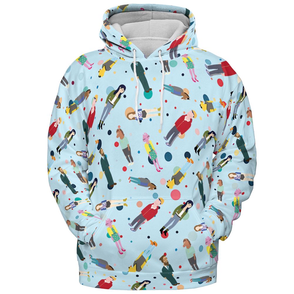 All-over Print Hoodie - C7Z1GWLY -  - 2