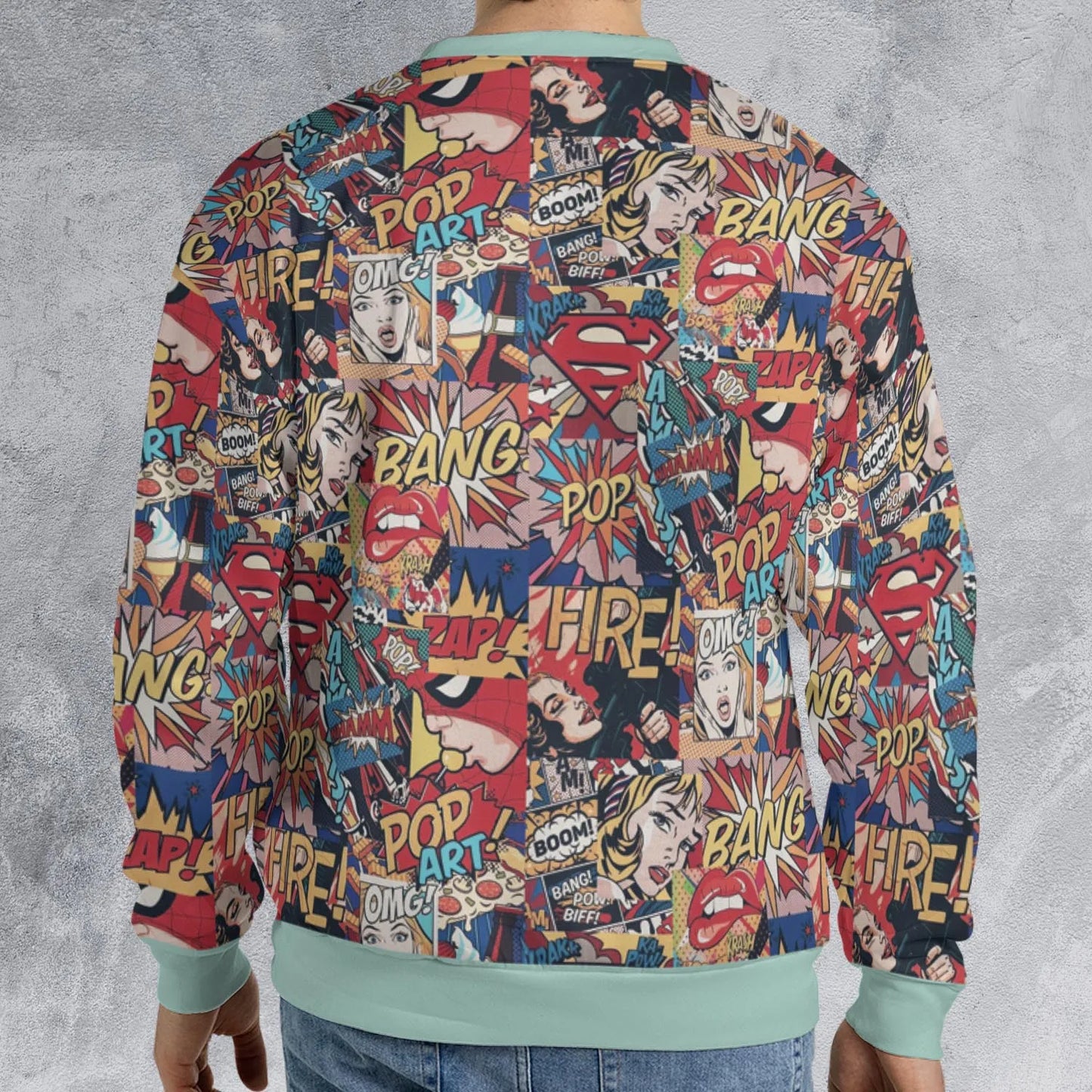 All-over Print Sweatshirt - NHA33M8B