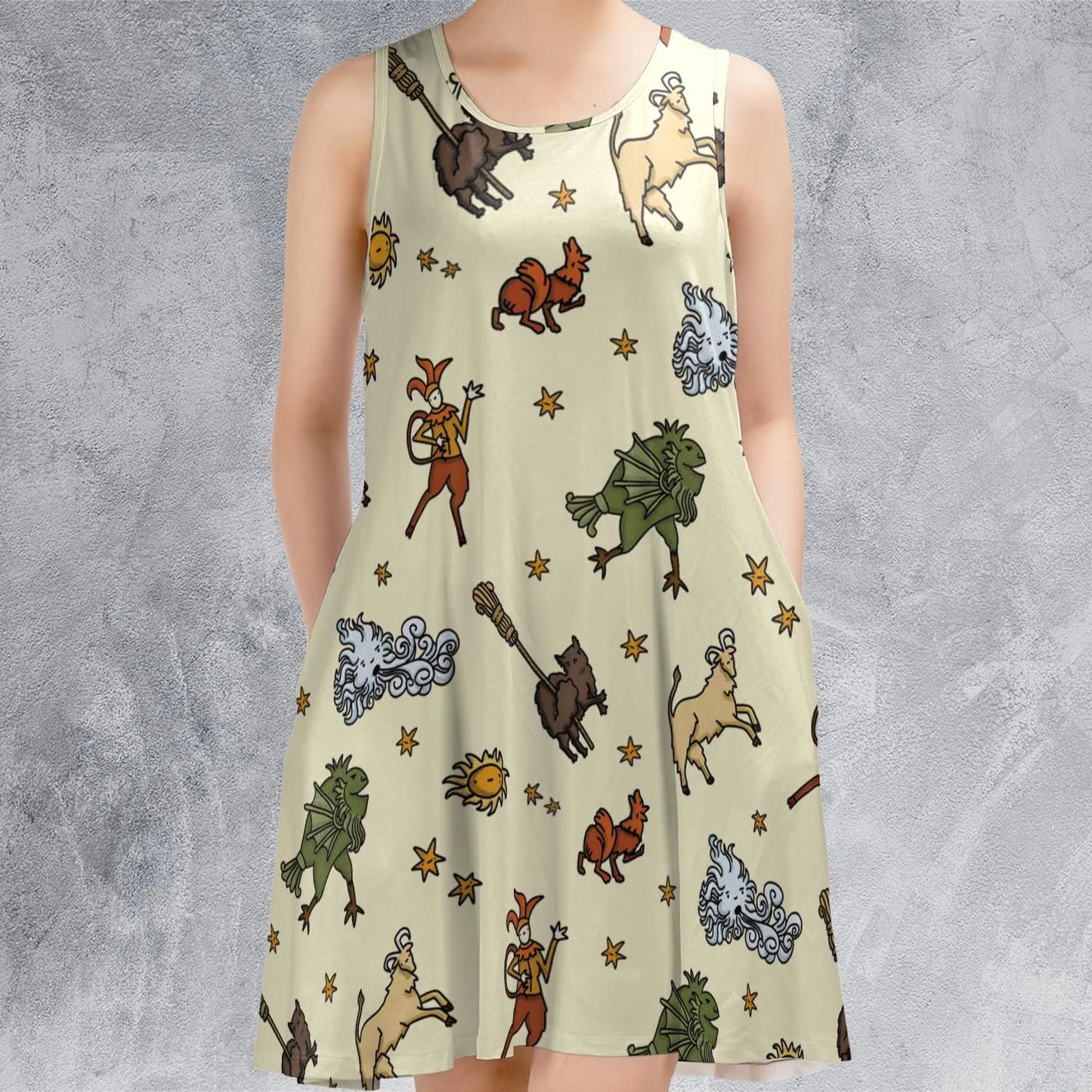 Sleeveless Dress - 9VHCSWJY