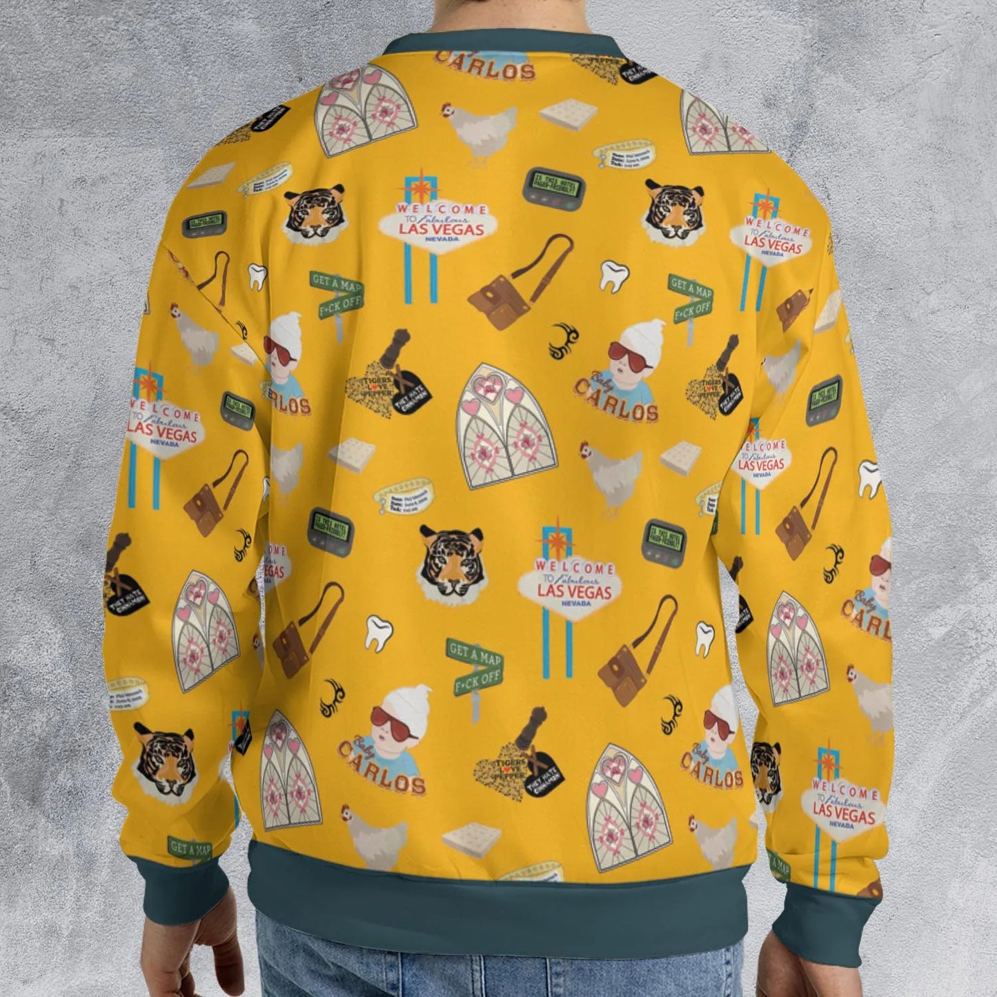 All-over Print Sweatshirt - VACEQL7B