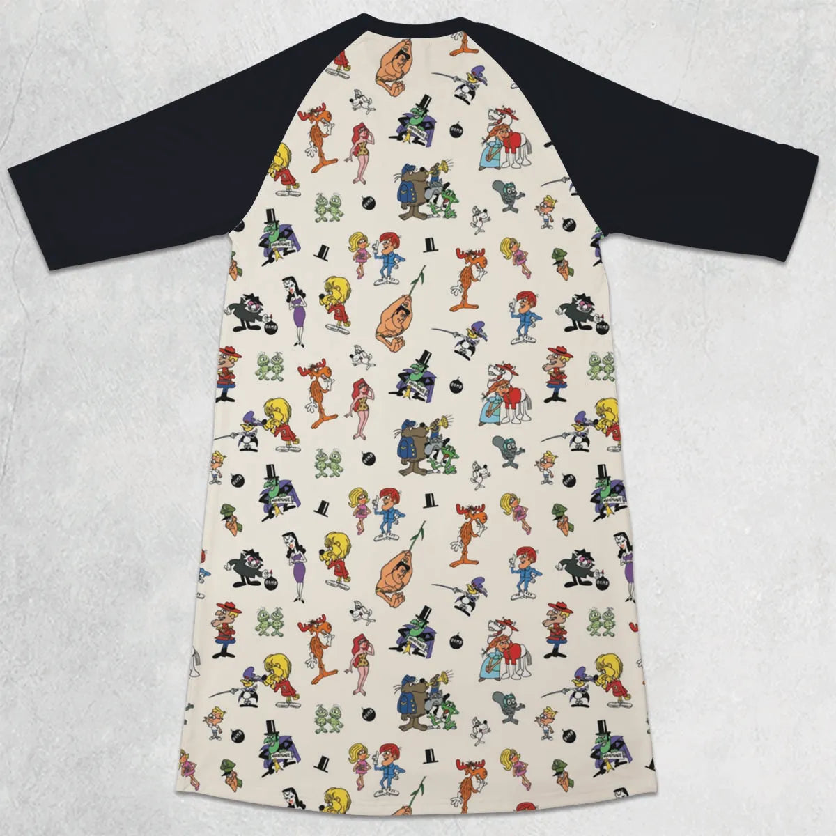 3/4 Sleeve Raglan Dress - DANHL137