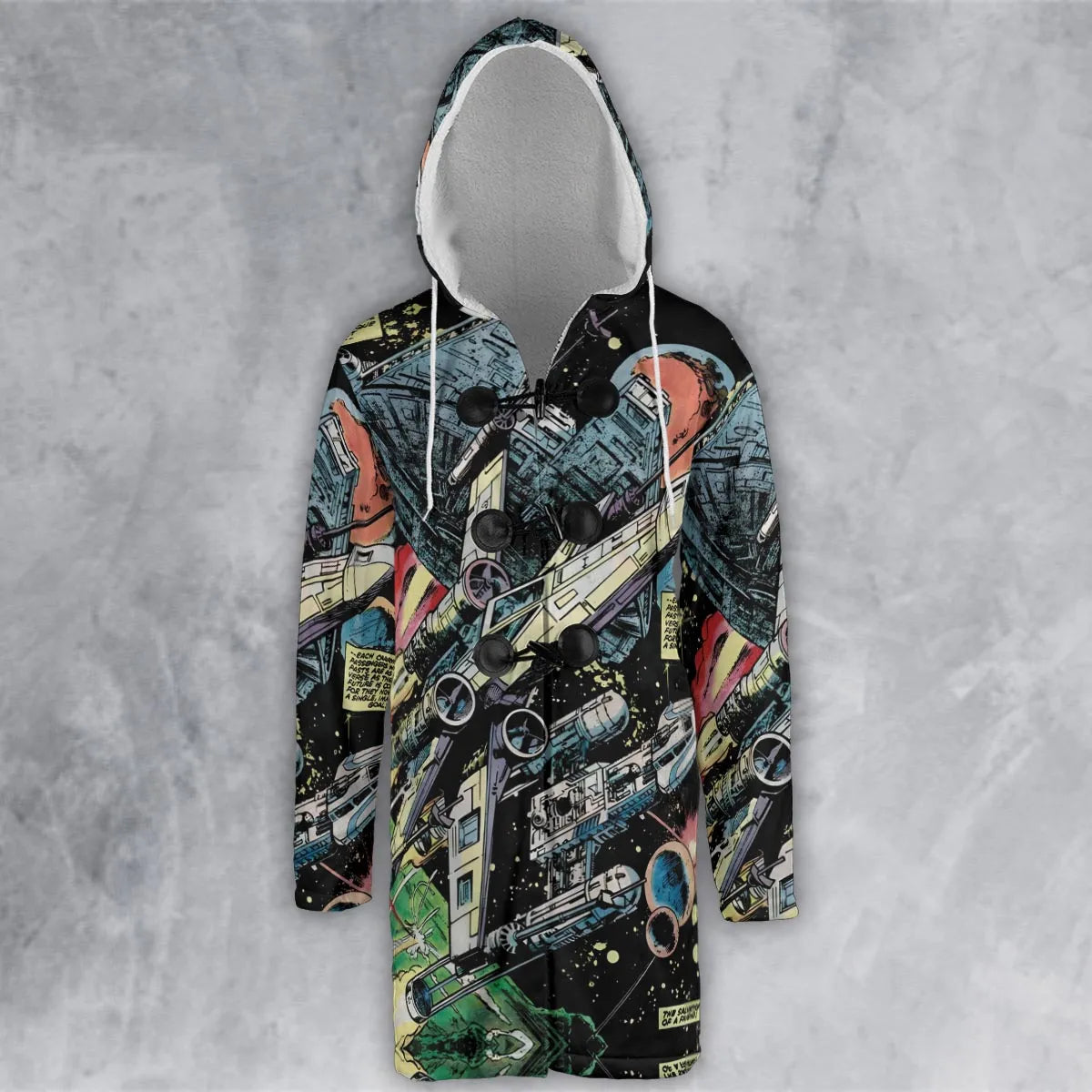 Hooded Cloak Coat - 8EXPC94P