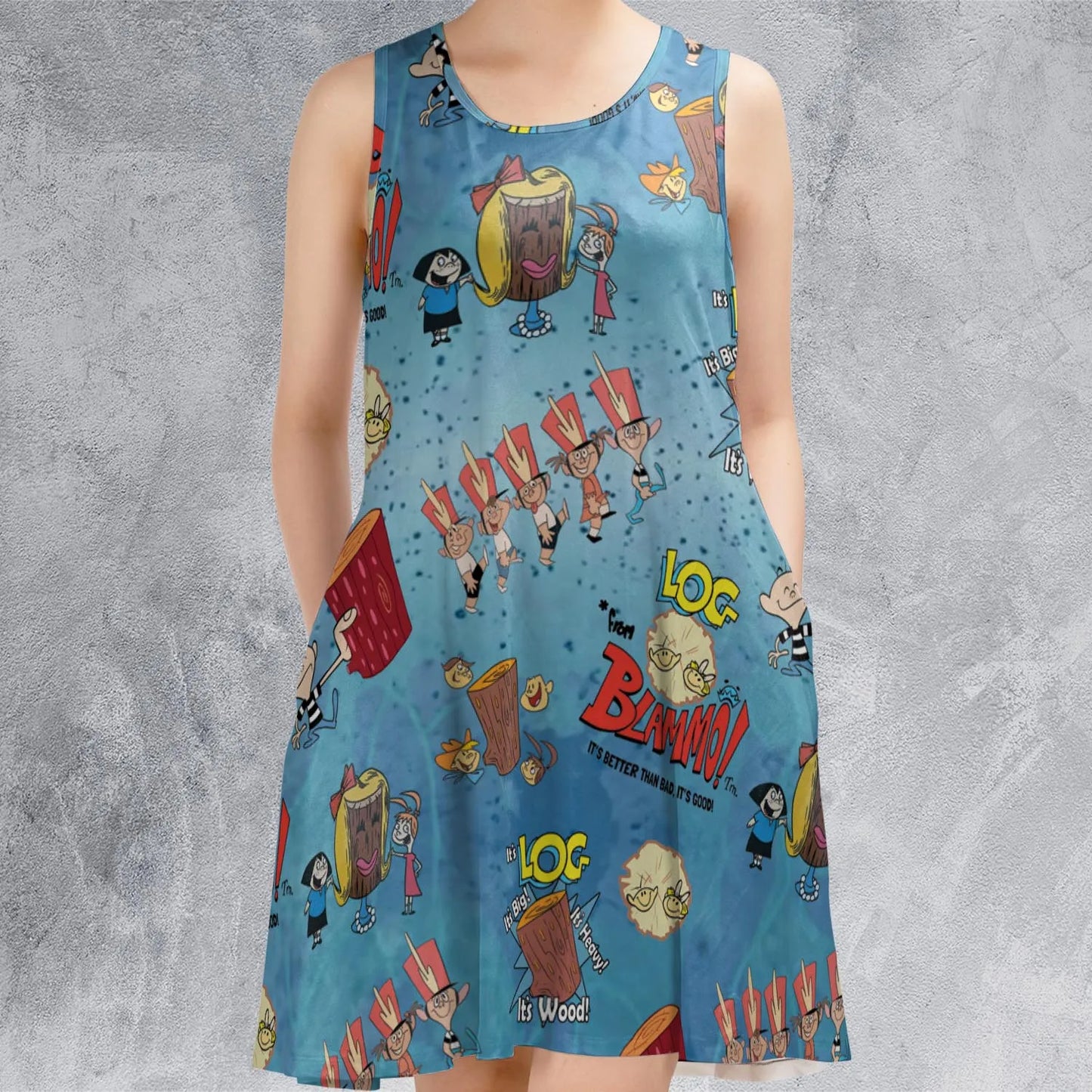 Sleeveless Dress - WWAFYB3J