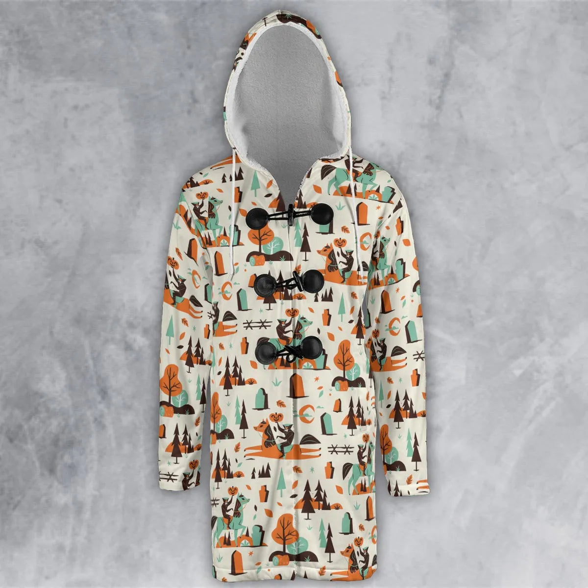 Hooded Cloak Coat - RGBZ4BW4