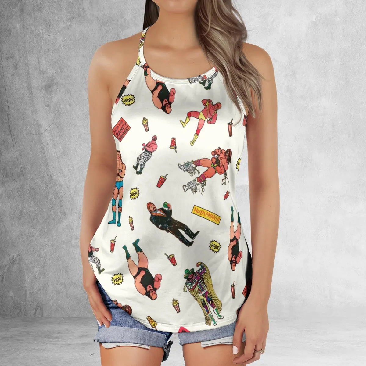 Criss Cross Tank Top - 5BHQBGR8