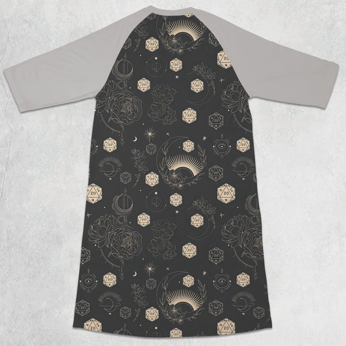 3/4 Sleeve Raglan Dress - B88FHZAQ