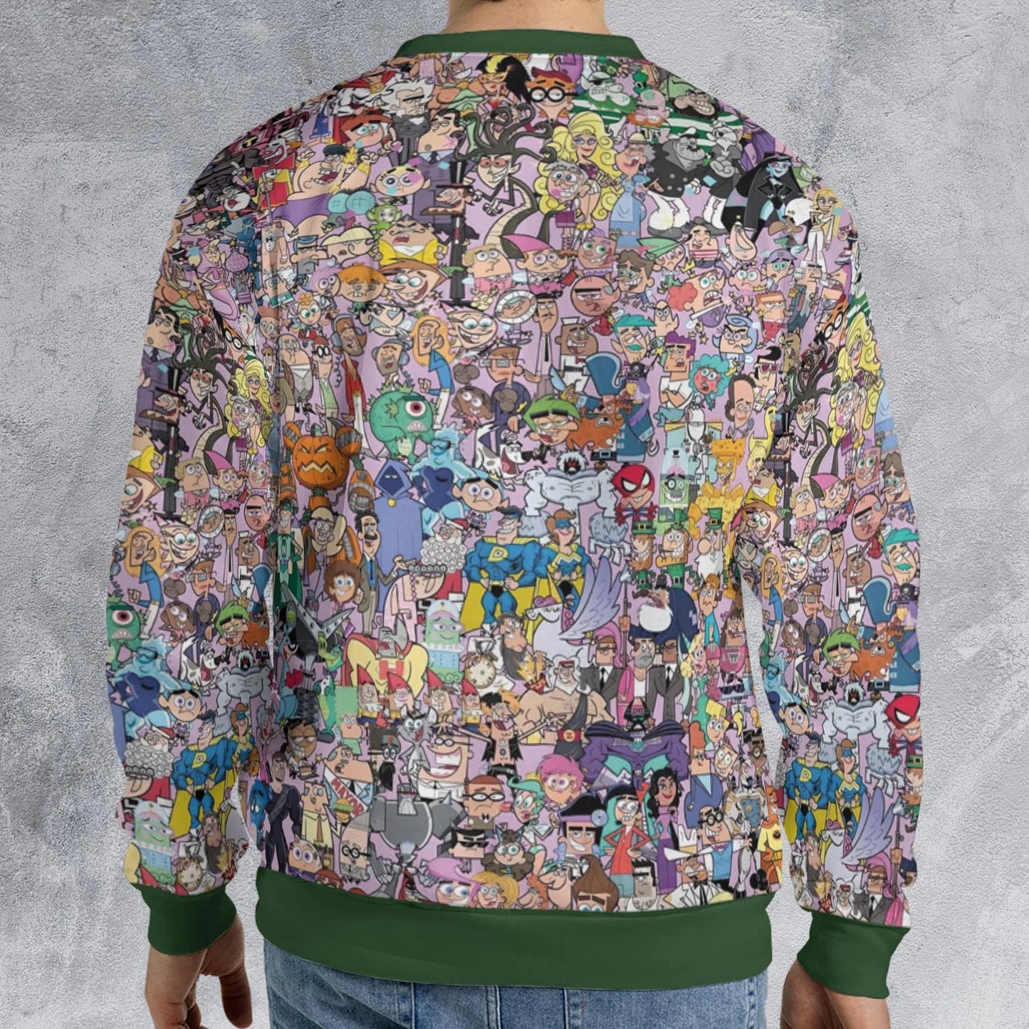 All-over Print Sweatshirt - JVV9VC1Z