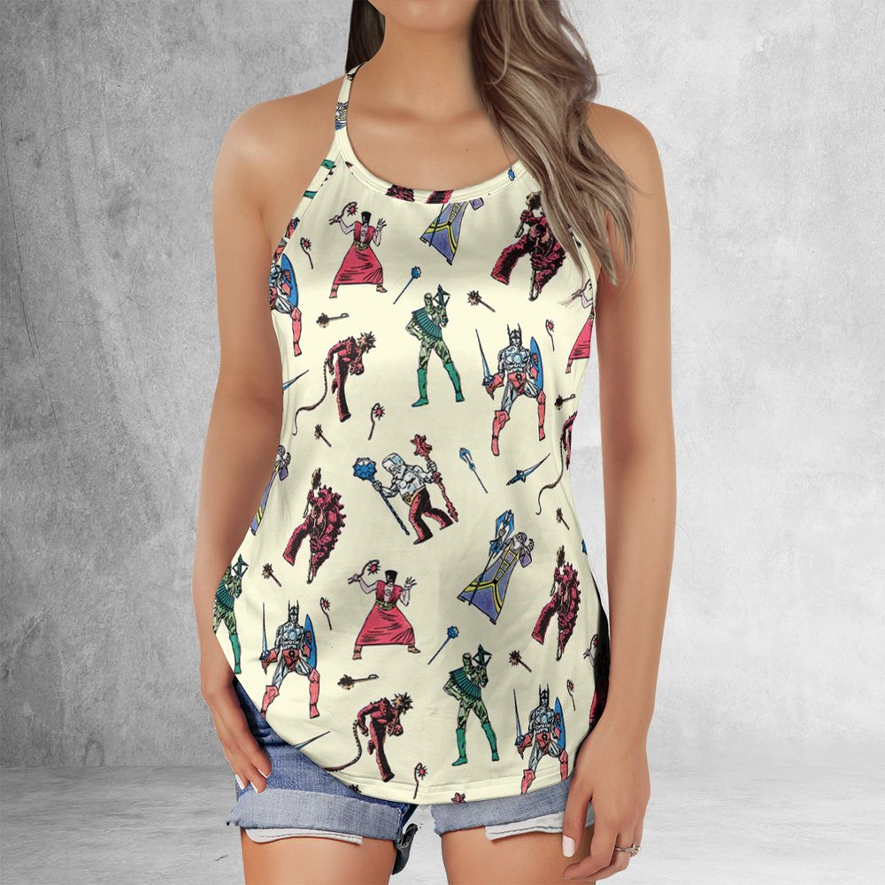 Criss Cross Tank Top - 8RMADL19 -  - 2