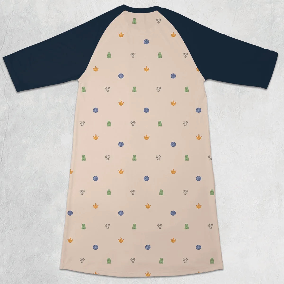 3/4 Sleeve Raglan Dress - DRP4H6AZ