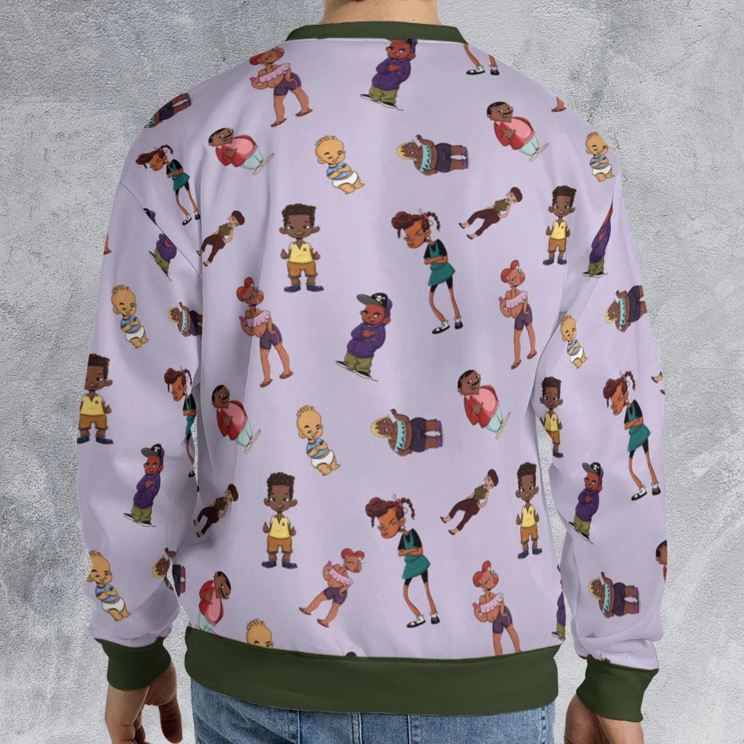 All-over Print Sweatshirt - 6RXNEBJC