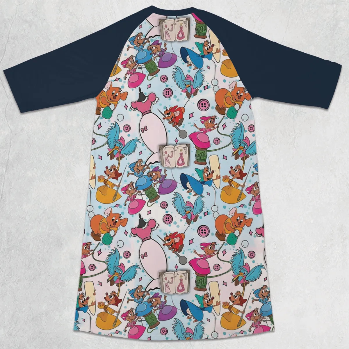 3/4 Sleeve Raglan Dress - YC2TG56K
