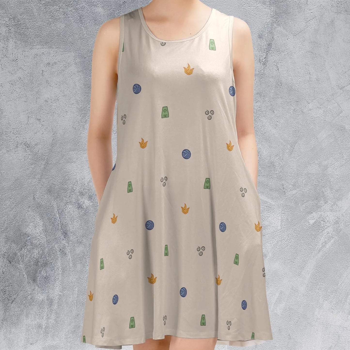Sleeveless Dress - F5Z7TDPX