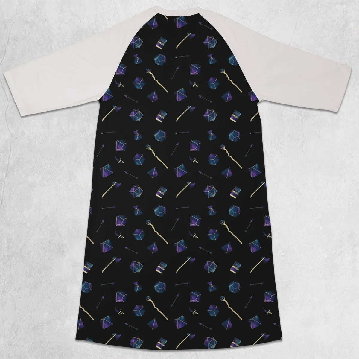 3/4 Sleeve Raglan Dress - VDQP7J2M