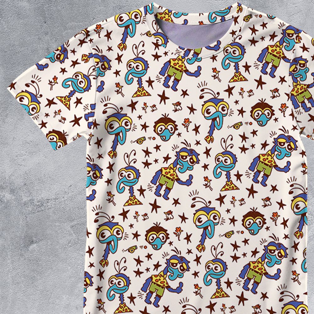 All-Over Print Unisex T-Shirt - XBTS34JG -  - 2