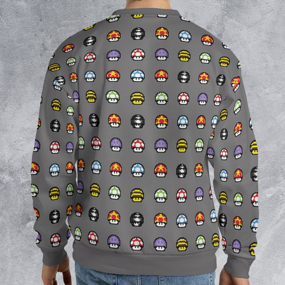 Retro Pixels Mushroom Pattern -  - 2