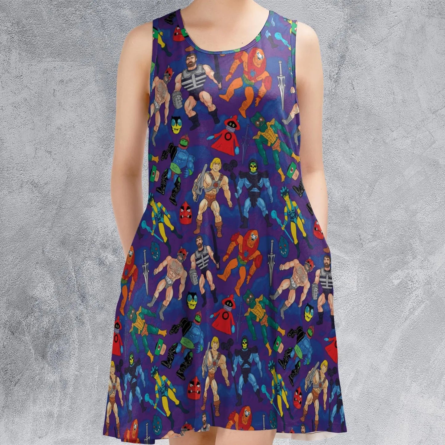 Sleeveless Dress - A8ZE9L6C