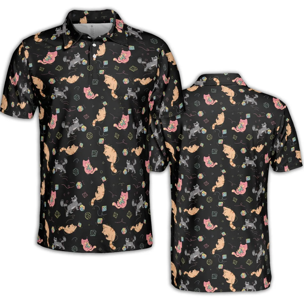 AOP Men/Women Polo Shirt - TVLPYFK4