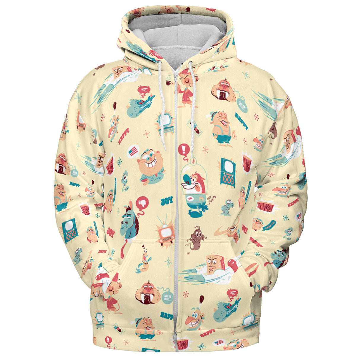 All-over Print Hoodie - QRFKLST7