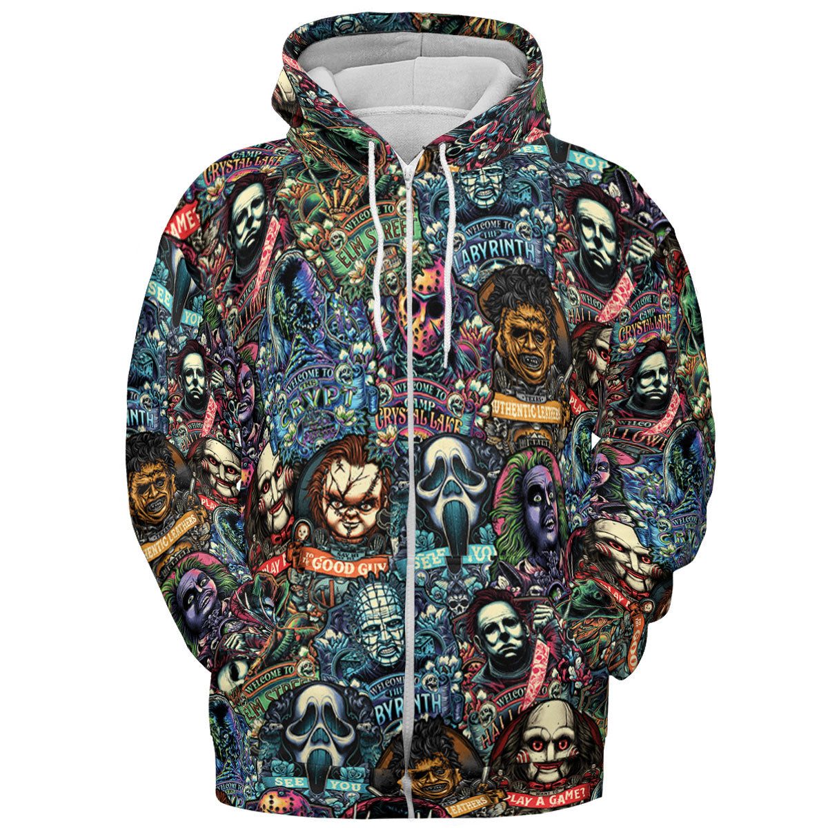 All-over Print Hoodie - E59LLBUM