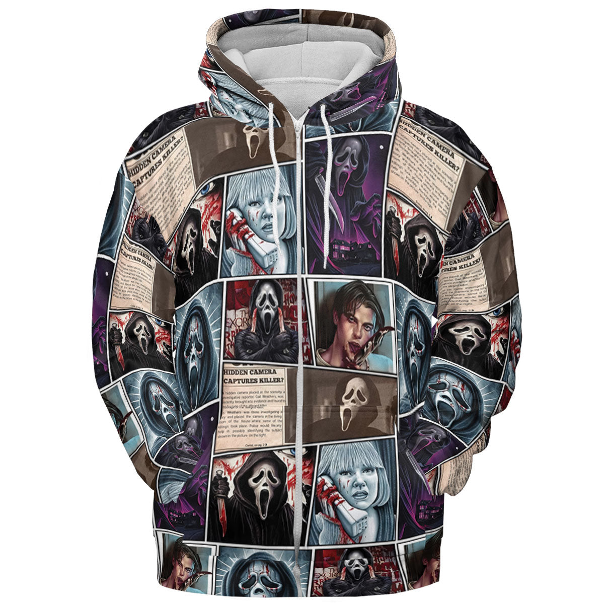 All-over Print Hoodie - H4QRBLG8