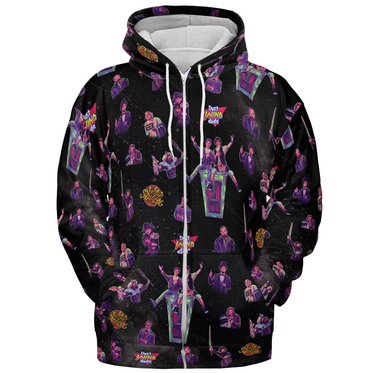 All-over Print Hoodie - EHRBPKBL