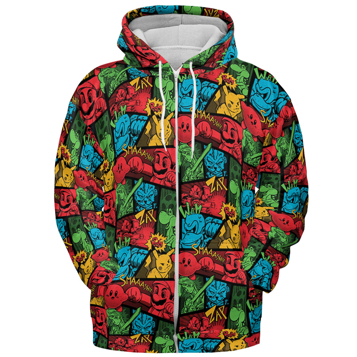 All-over Print Hoodie - 2KM6UTDG