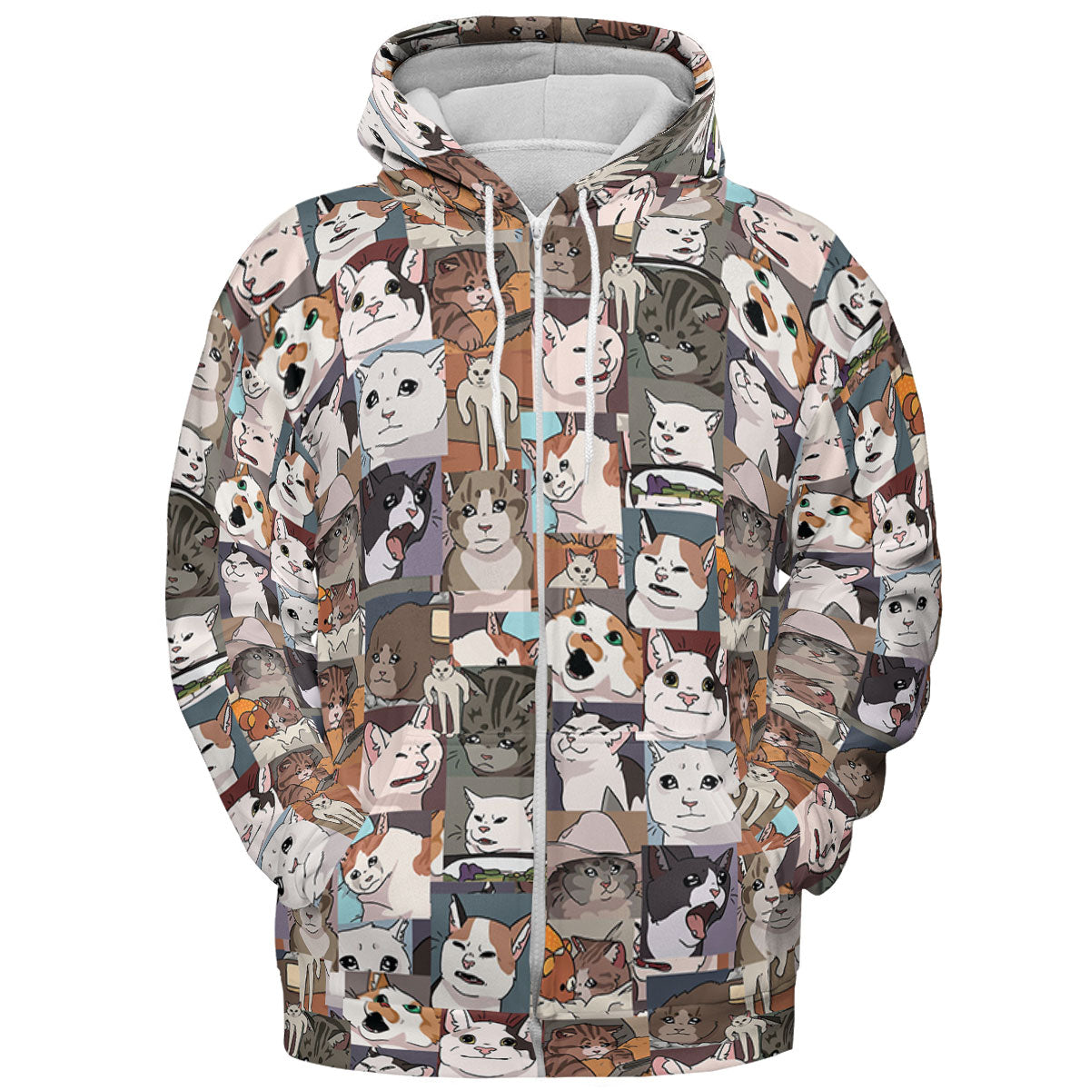 All-over Print Hoodie - SK8T2ABG