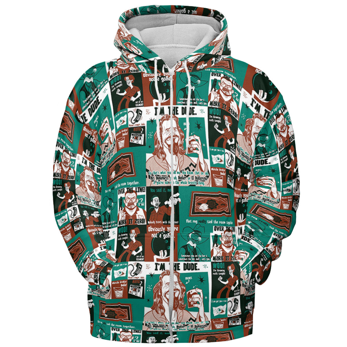 All-over Print Hoodie - ZVDTTNHB