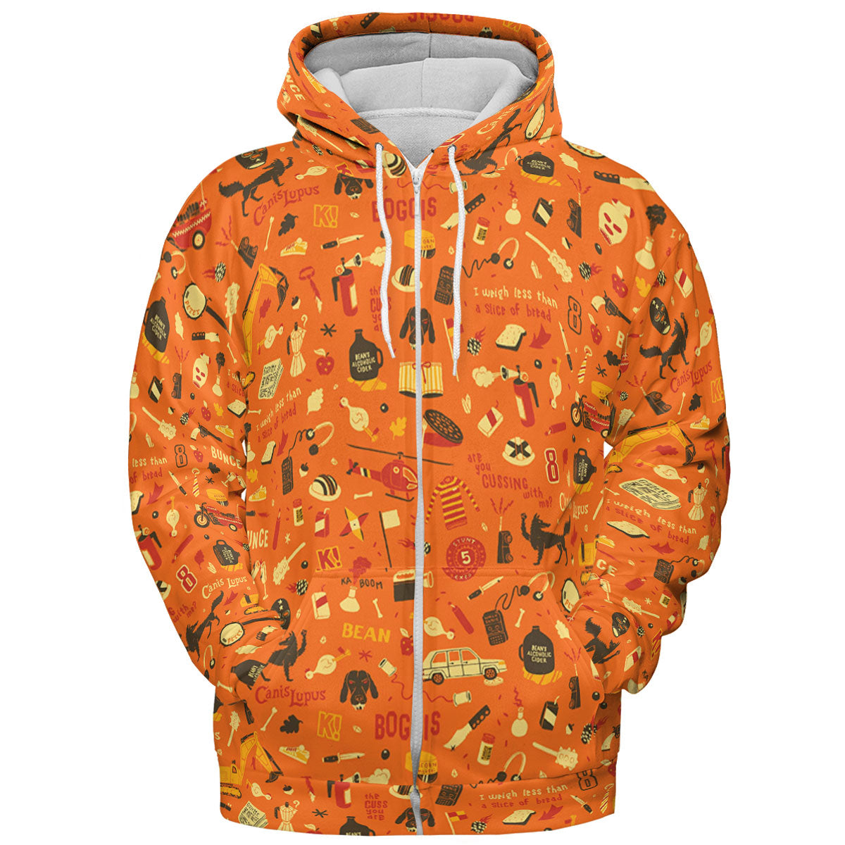 All-over Print Hoodie - 6E62C5E7