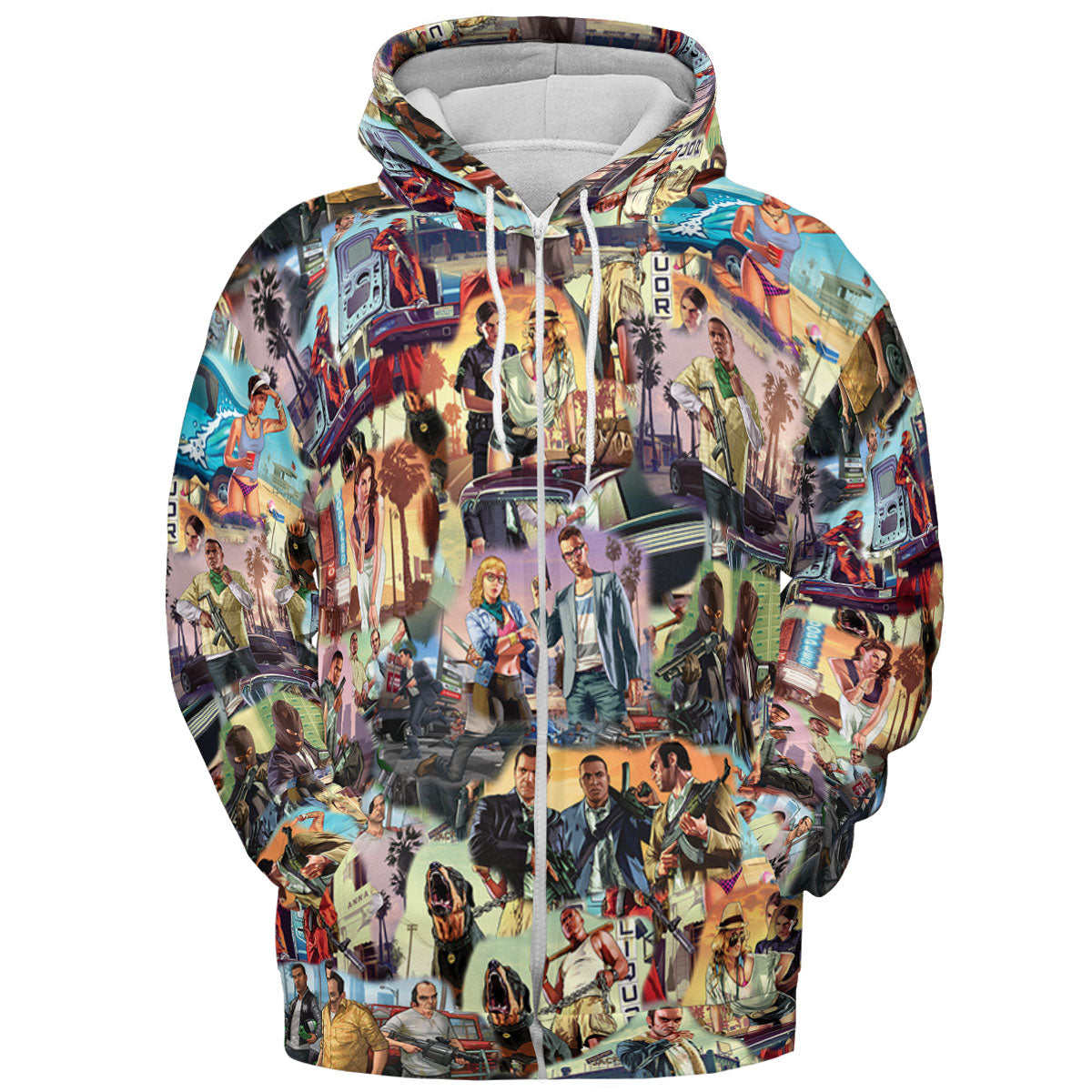 All-over Print Hoodie - 71PWE1MM