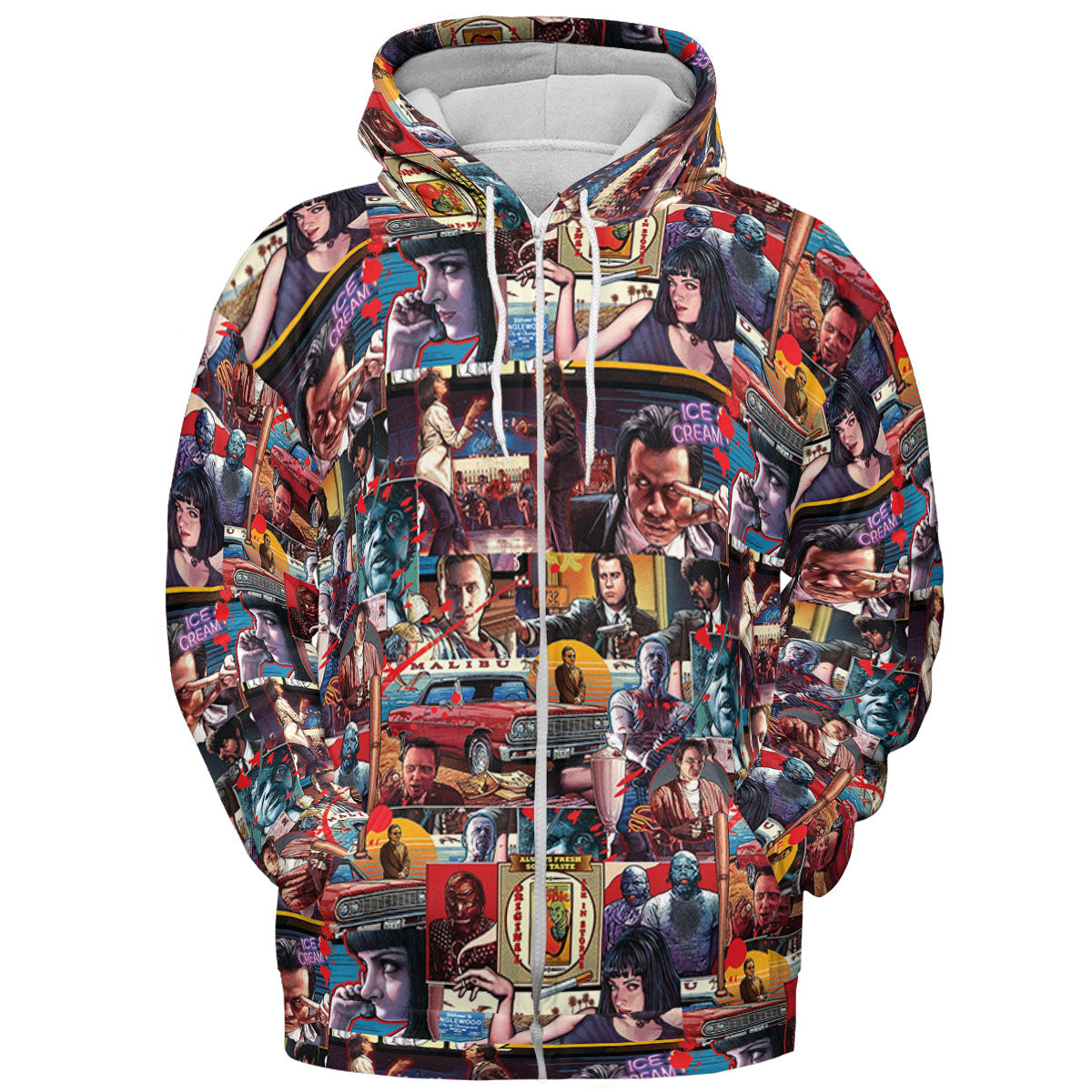 All-over Print Hoodie - BJ49L1LW
