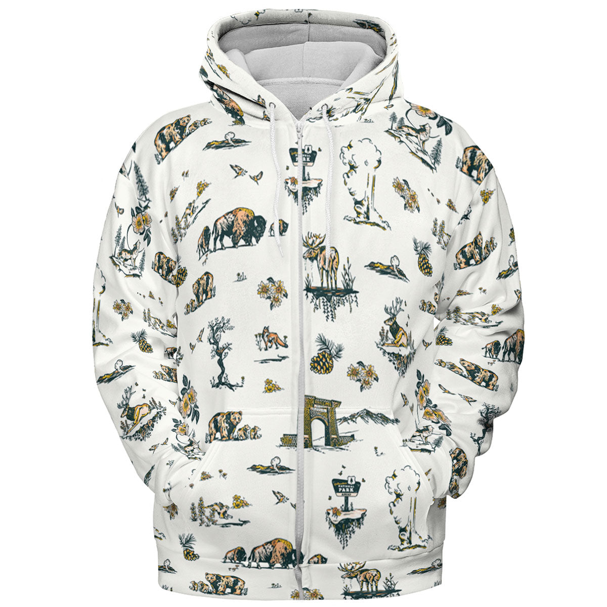 All-over Print Hoodie - TSHAZU6J