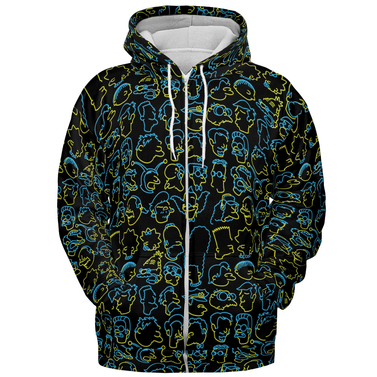 All-over Print Hoodie - 988EGMJX