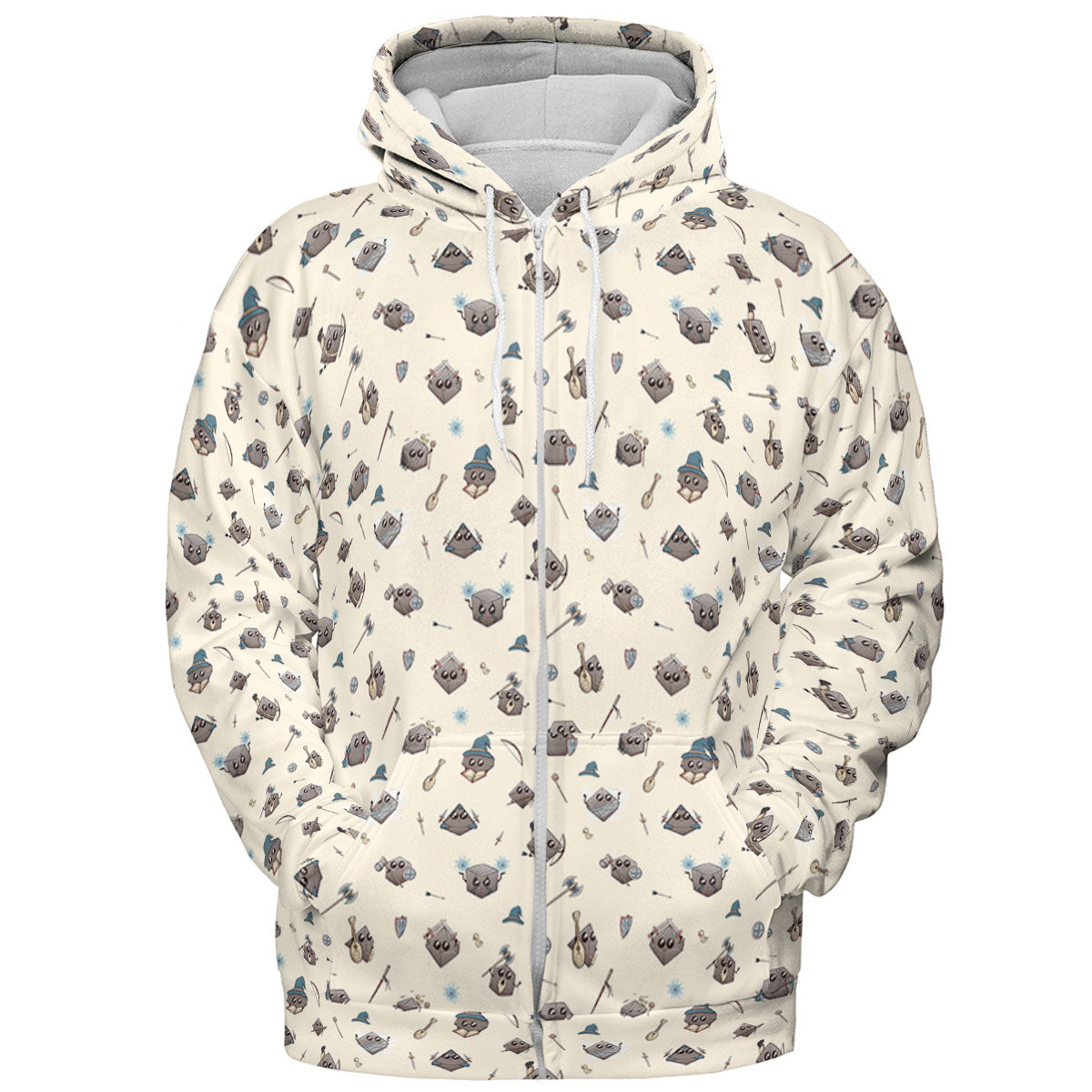 All-over Print Hoodie - B4ZSNAJ6